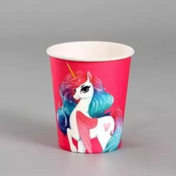 Стакан бумажный «Единорог», 250 мл