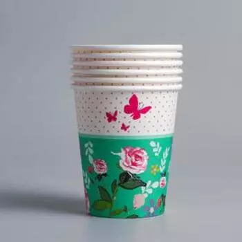 Стакан бумажный «Фея», набор 6 шт.