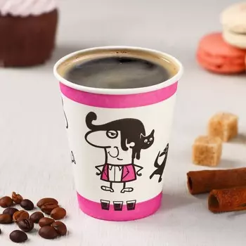 Стакан бумажный «Кот», 150 мл