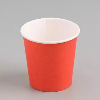 Стакан бумажный "Красный" 100 мл
