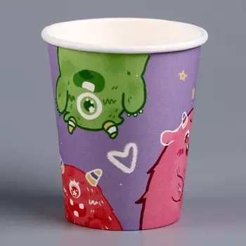 Стакан бумажный «Монстрики», 250 мл