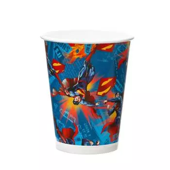 Стакан бумажный Superman, 250 мл, 6 шт.