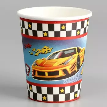 Стакан бумажный «Тачка», 250 мл