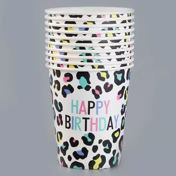 Стакан бумажный «Вечеринка», конфетти, 250 мл