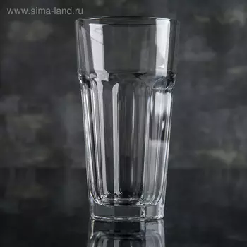 Стакан высокий Paabahe Casablanca, 365 мл, стекло, прозрачный