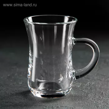 Армуду Paabahe Keyif, 145 мл, с ручкой, для чая, стекло, прозрачный