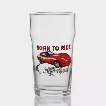 Стакан для пива стеклянный «Пейл-эль», 570 мл, рисунок МИКС