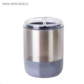 Стакан для зубной пасты и щётки Lima XL, цвет серый