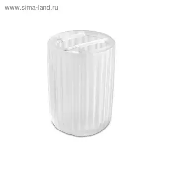 Стакан для зубной пасты Polar, пластик, 23,5 x 11 см, цвет прозрачный