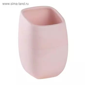Стакан для зубных щеток Brillar pink