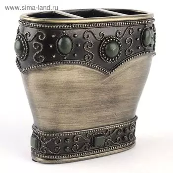 Стакан для зубных щеток с разделителем Fudjeira