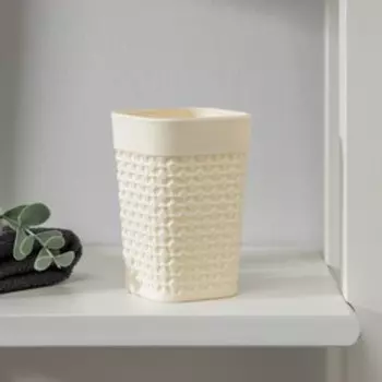 Стакан для зубных щёток OSLO, цвет бежевый