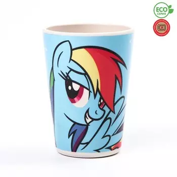 Стакан детский, бамбук "Рэйнбоу Дэш", My Little Pony