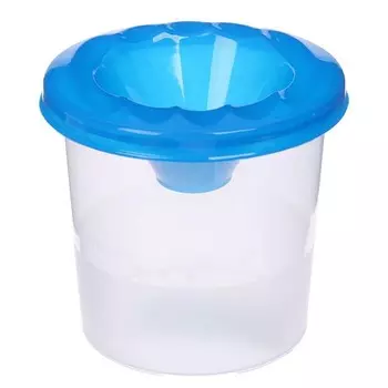 Стакан-непроливайка 210 мл Calligrata синий