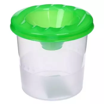 Стакан-непроливайка 210 мл Calligrata зеленый