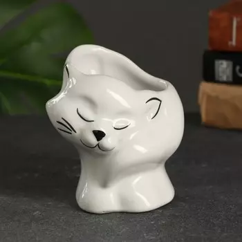 Стакан под зубную щётку «Кошка», 81012 см, фарфор