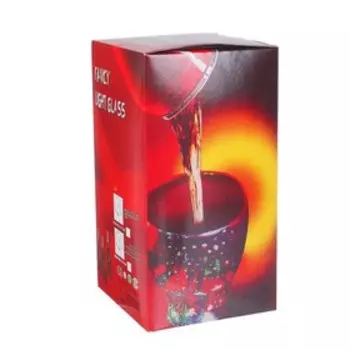 Стакан с подсветкой, цвет оранжевый