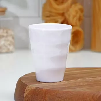 Стакан «Селина», 250 мл, цвет белый