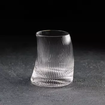 Стакан Magistro «Орион», 340 мл, с золотой каймой, стекло, прозрачный