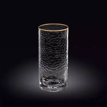 Стакан Wilmax England Hammered, термостекло, 290 мл, цвет gold