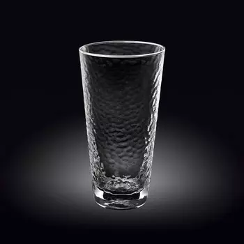 Стакан Wilmax England Hammered, термостекло, 320 мл, цвет platinum