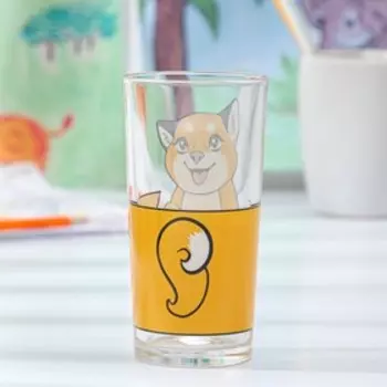 Стакан высокий для молока Доляна «Лучший друг», 230 мл