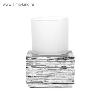 Стаканчик Brick Silver, серебряный