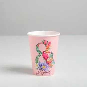 Стаканчик для цветов «8 марта», 350 мл