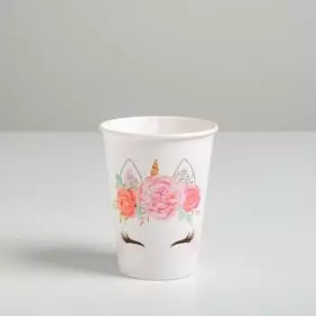 Стакан для цветов «Единорожка», 350 мл