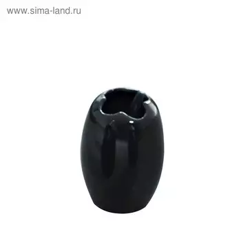 Стаканчик для зубной щетки Shiny, черный
