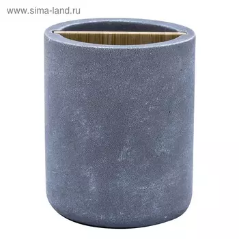 Стаканчик для зубной щётки Cement, цвет серый