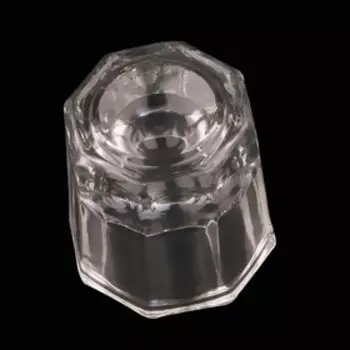 Стаканчик стеклянный для смешивания краски, 33 см, прозрачный