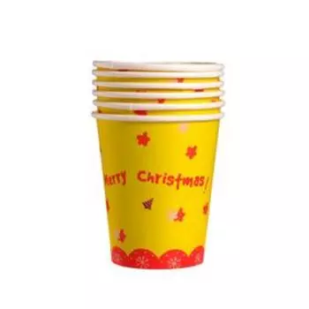 Стаканы бумажные «Ёлка», набор 6 шт.