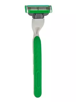 Станок Gillette Mach=3 + 8 сменные кассеты зеленый