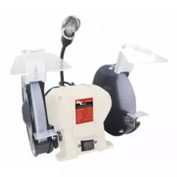 Станок заточной RedVerg RD-3220BL, 220В/50Гц; 560Вт; 2840об/мин; круги: 200х20х16(32)мм; подсветка