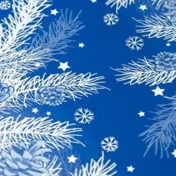 Статическая наклейка для окон и зеркал Room Decor "Хвоя" 26,5х40 см