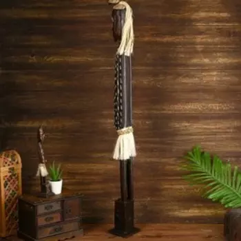 Статуэтка "Абориген Гунтур" дерево 11х10х100 см