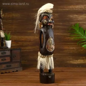 Статуэтка «Абориген Лукман», 101055 см, дерево