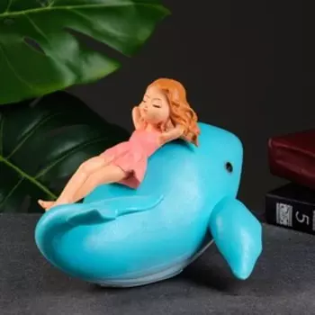 Статуэтка "Девочка на дельфине" 24х15х18см