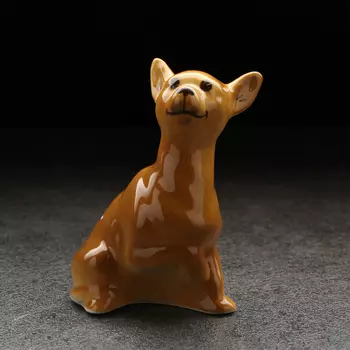 Статуэтка фарфоровая "Чихуа-хуа", 6х4х8 см