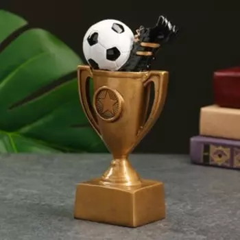 Кубок наградной с фигуркой «Футбол», 1895 см