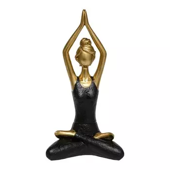Статуэтка «Йога Лотос», 13590245 мм, цвет золотой / чёрный