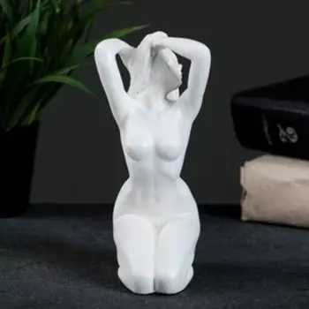 Фигурка гипс «Девушка», перламутр, 1395 см