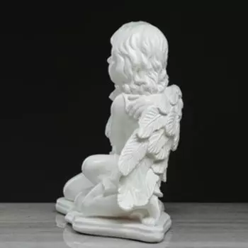 Статуэтка "Пара ангелов", белая, 40 см