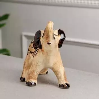 Статуэтка "Слон", симфония, керамика, 18 см