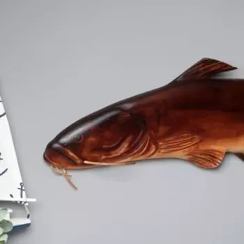 Статуэтка "Сом", 81х16 см