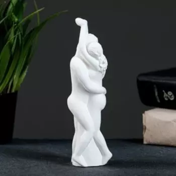 Фигурка гипс «Влюбленная пара», белый, 1544 см