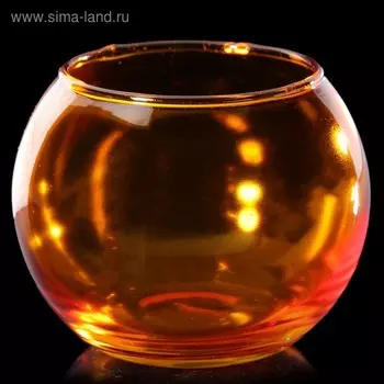 Стеклянный подсвечник на 1 свечу «Кюгель шар», 7.56 см, МИКС