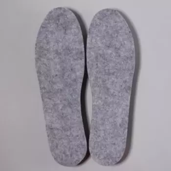Стельки для обуви, универсальные, р-р RU до 46 (р-р Пр-ля до 46), 29 см, пара, серые