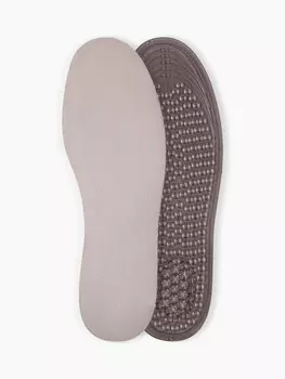 Стельки для обуви, универсальные, р-р RU до 50 (р-р Пр-ля до 45), 31 см, пара, серые